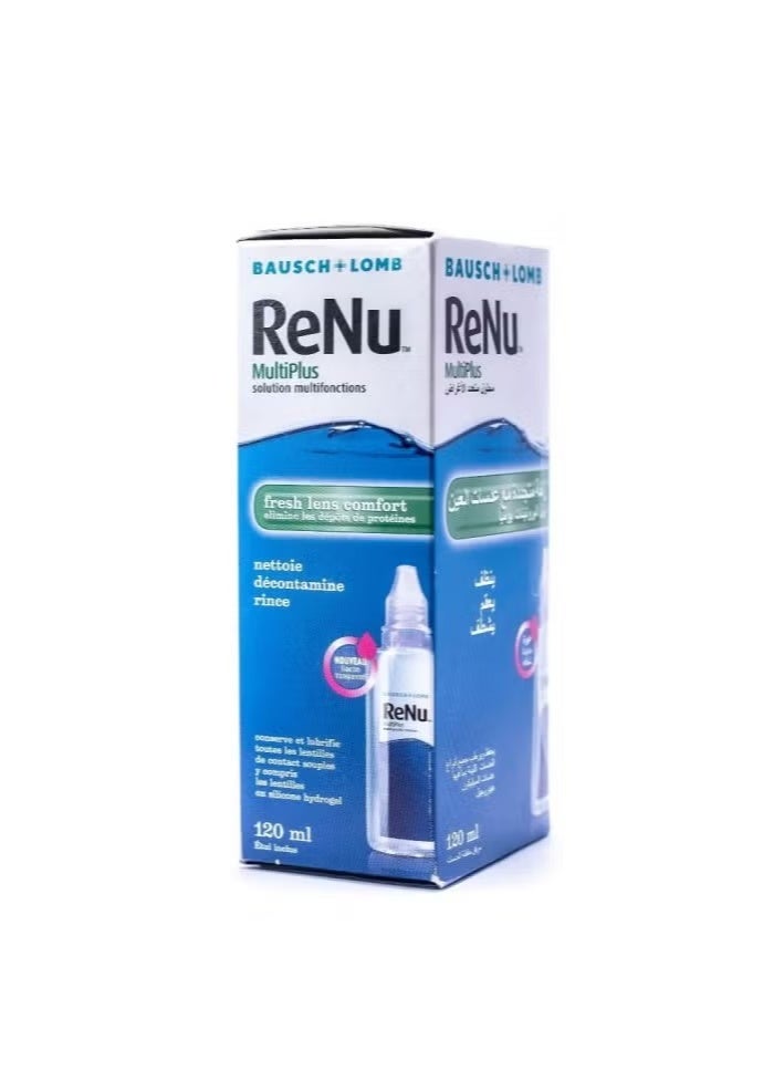 Renu Multiplus Multi-Purpose Contact Lens Solution 120ml - Image 2