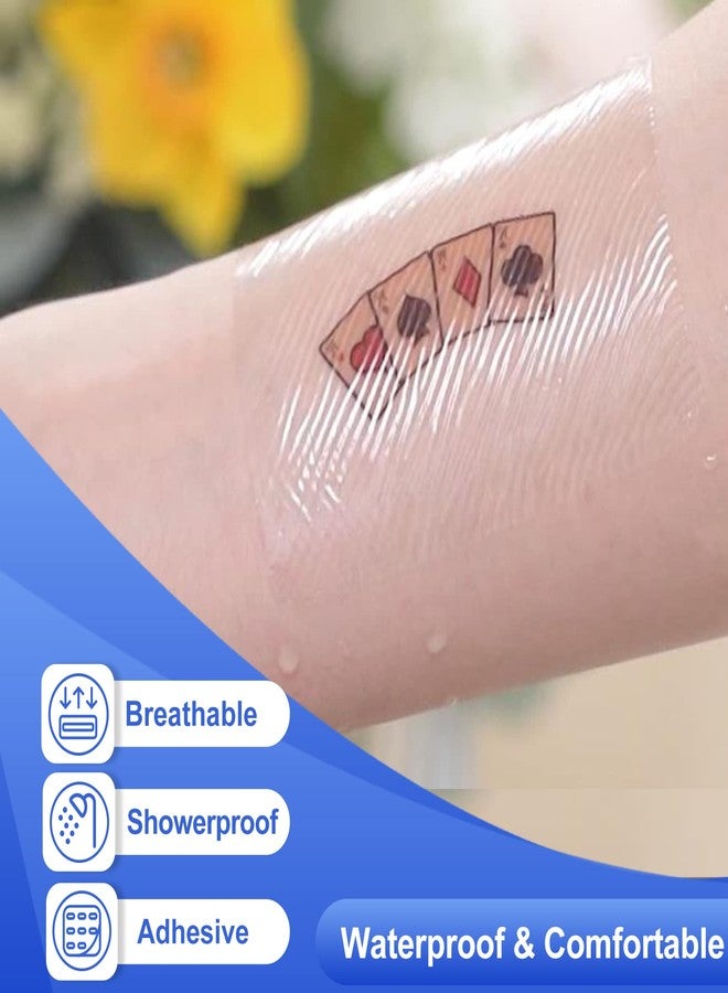 Niceful 100 Count Transparent Film Dressing 2-3/8 x 2-3/4 inch, Waterproof Bandages Post Surgical for Wound Cover Shower, Clear Bandage - Image 3