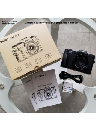 4K HD 48 Million Entry Retro Micro Single Digital Camera Home Travel WIFI Camera-Body Color:R10-black-simple Standard Configuration (pictured) - pzsku/ZE5A13DFB8AF4FD3A3ADBZ/45/1745315445/61d590b4-d5e1-4e7b-bd48-5224440ffcab