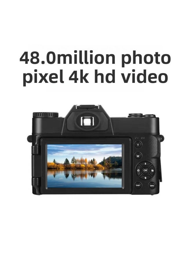 Generic 4K HD 48 Million Entry Retro Micro Single Digital Camera Home Travel WIFI Camera-Body Color:R10-black-simple Standard Configuration (pictured)  - Image 5