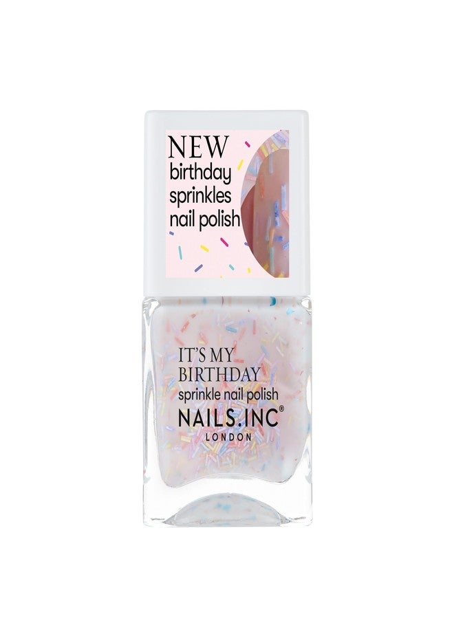 Nails Inc Nails.INC It's My Birthday Sprinkle Nail Polish - Image 1