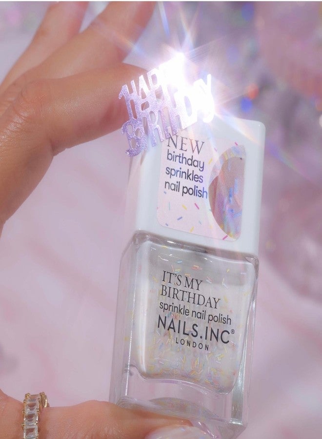 Nails Inc Nails.INC It's My Birthday Sprinkle Nail Polish - Image 3