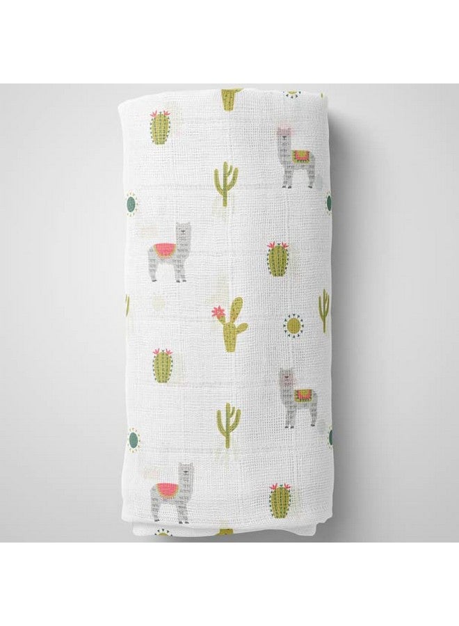 1st Step Muslin Swaddle 60Cm*75Cm (Pack Of 2) Lama, Donuts - Image 2