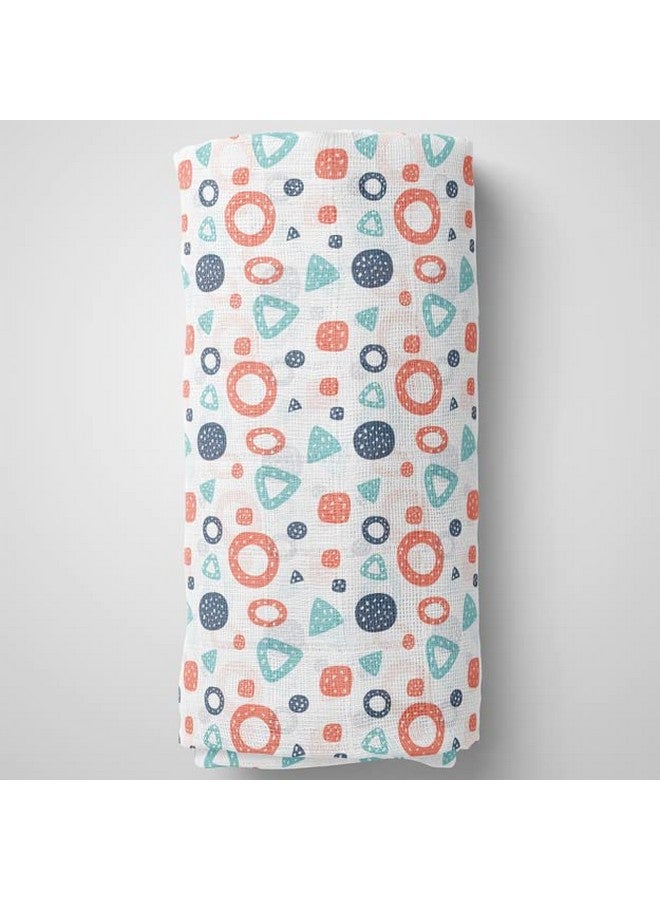 1st Step Muslin Swaddle 60Cm*75Cm (Pack Of 2) Lama, Donuts - Image 3