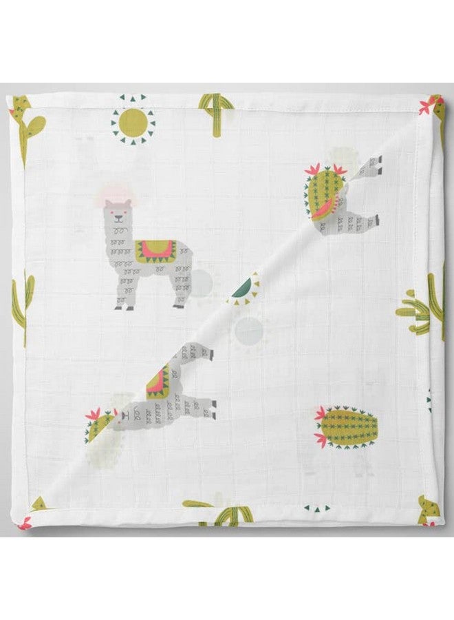 1st Step Muslin Swaddle 60Cm*75Cm (Pack Of 2) Lama, Donuts - Image 4