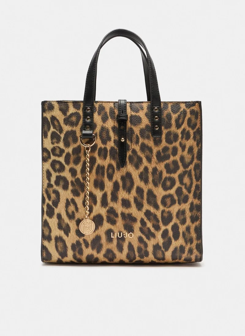 ليو جو حقيبة تسوّق بطبعة جلد حيوانات