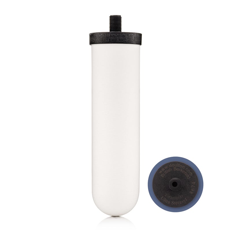 Doulton British Berkefeld 7" Ultra Sterasyl Ceramic Gravity Filter Cartridge | 2 Pack| Reduces Contaminants | Suitable for All Gravity Cans | Improves Taste & Odour | NSF Certified Candle Element - Image 4