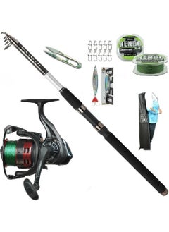 Sensor 300CM 20-60 gr Oslo 4000 Tele Spin Fishing Tackle Set