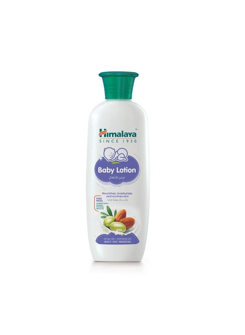Himalaya Baby Lotion With Olive Oil And Almond Oil - Nourishes, Moisturizes And Soothes Skin, 200ml - Image 1