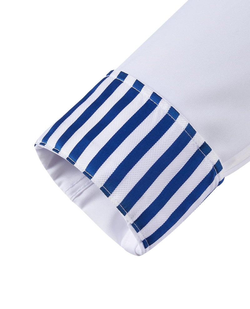 Lion Nardo White Dress Shirts for Men Men's White Dress Shirt Long Sleeve White Button Down Shirt Party Button Up Shirts - Image 5