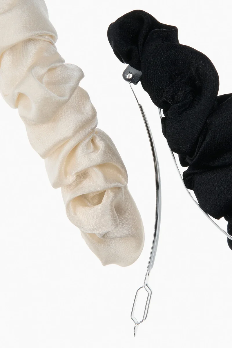 H&M 2-pack silk hair clips