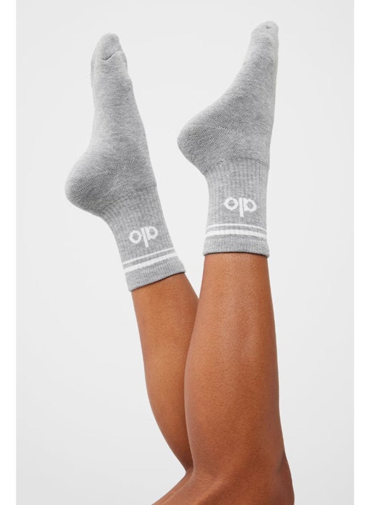 Alo Yoga Half-Crew Throwback Sock - Unisex - Image 4