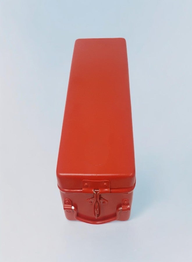 JAYCO Aluminum Empty Tool Storage Box (30 cm x 12 cm x 10 cm) (Red) - Image 3