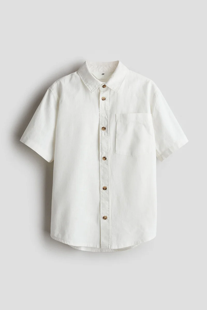 H&M Linen-blend shirt
