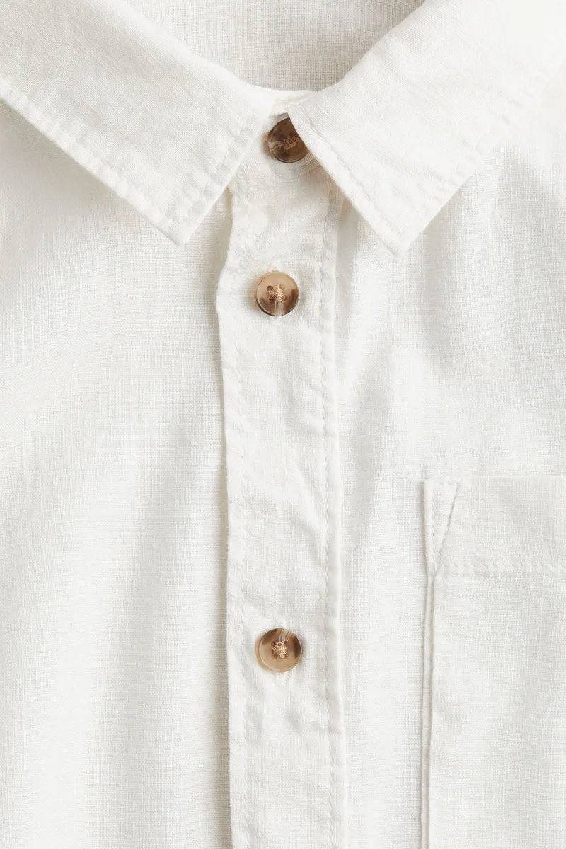 H&M Linen-blend shirt