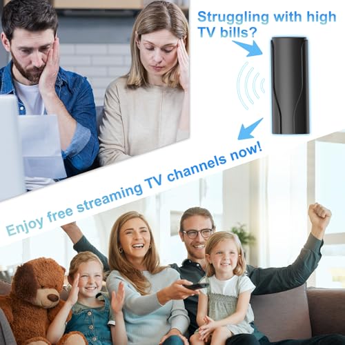 Inuito TV Antenna 2026 Antenna for Smart TV Receive Stable and Large Number of Channels Outdoor Antenna with Hooks Digital Antenna for Smart tv Indoor Outdoor Antenna Supports 4K 8K 1080p - Image 5