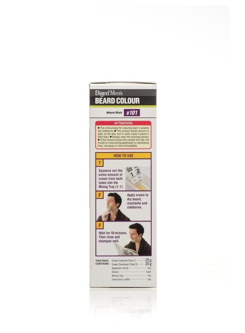 بايجن لون اللحية للرجال اسود طبيعي B101 - Image 3