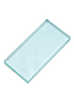 Sinen Pro Nail Art Painting Color Toning Glass Board Glass Makeup Palette Eyelash Extension Adhesive Glue Pallet Glass Palette Stand（2 X 4 Inch ）  - Image 1