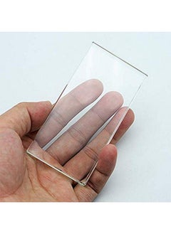 Sinen Pro Nail Art Painting Color Toning Glass Board Glass Makeup Palette Eyelash Extension Adhesive Glue Pallet Glass Palette Stand（2 X 4 Inch ）  - Image 3