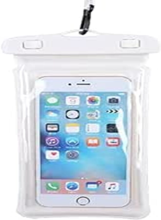 IPX8 Waterproof Phone Case, Underwater Phone Pouch Dry Bag with Lanyard for Swimming Snorkeling Raining Dustproof Compatible with for up to 6.9 inch(1Pack Multicolor)