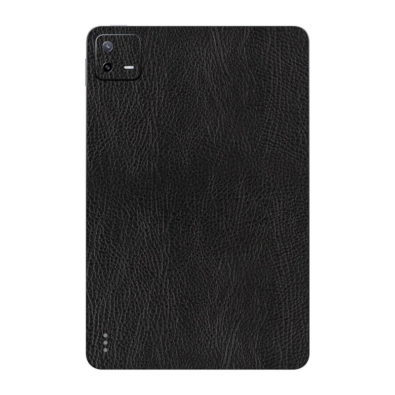 Capes Tablet Skins for Xiaomi Pad 6 | Ultra-Thin Protective Film | Anti-Scratch Vinyl Decal Skin | Not Case/Cover (Black Leather, Back Skin) - Image 1