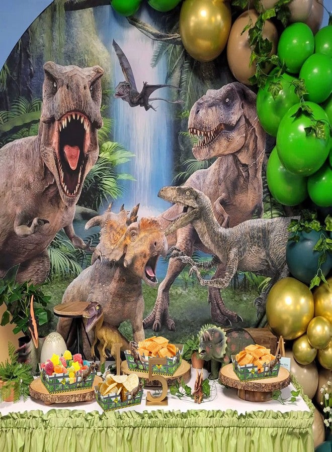 Animsco Dinosaur Disposable Paper Trays, 24Pcs Dinosaur Birthday Party Supplies for Popcorn Nachos Fries Corn Snack Trays Dinosaur Theme Birthday Party Decorations and Movie Favors - Image 4