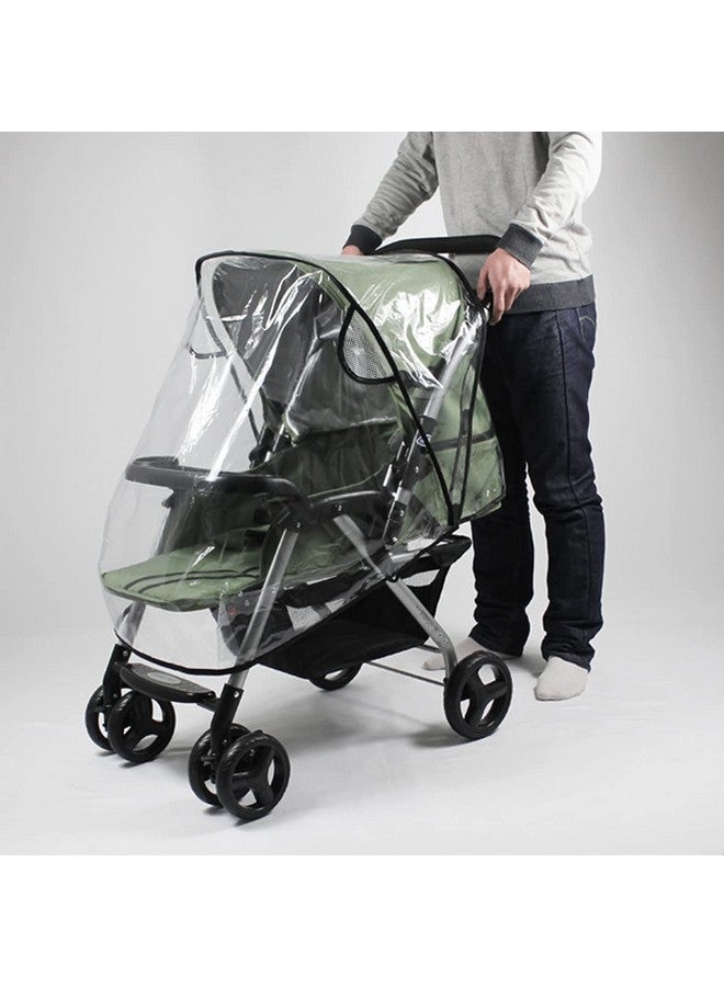 ROMIRUS Stroller Rain Cover Weather Shield Compatible for Babyzen YOYO 6+ YOYO+ Strollers - Image 3