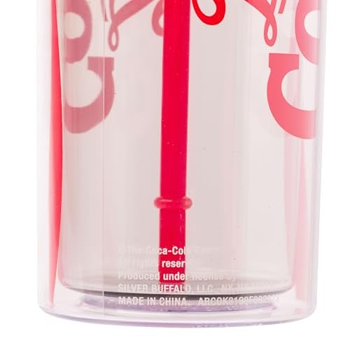 Silver Buffalo Coca Cola Diet Coke Plastic Tall Cold Cup with Lid and Straw, 20 Ounces - Image 3