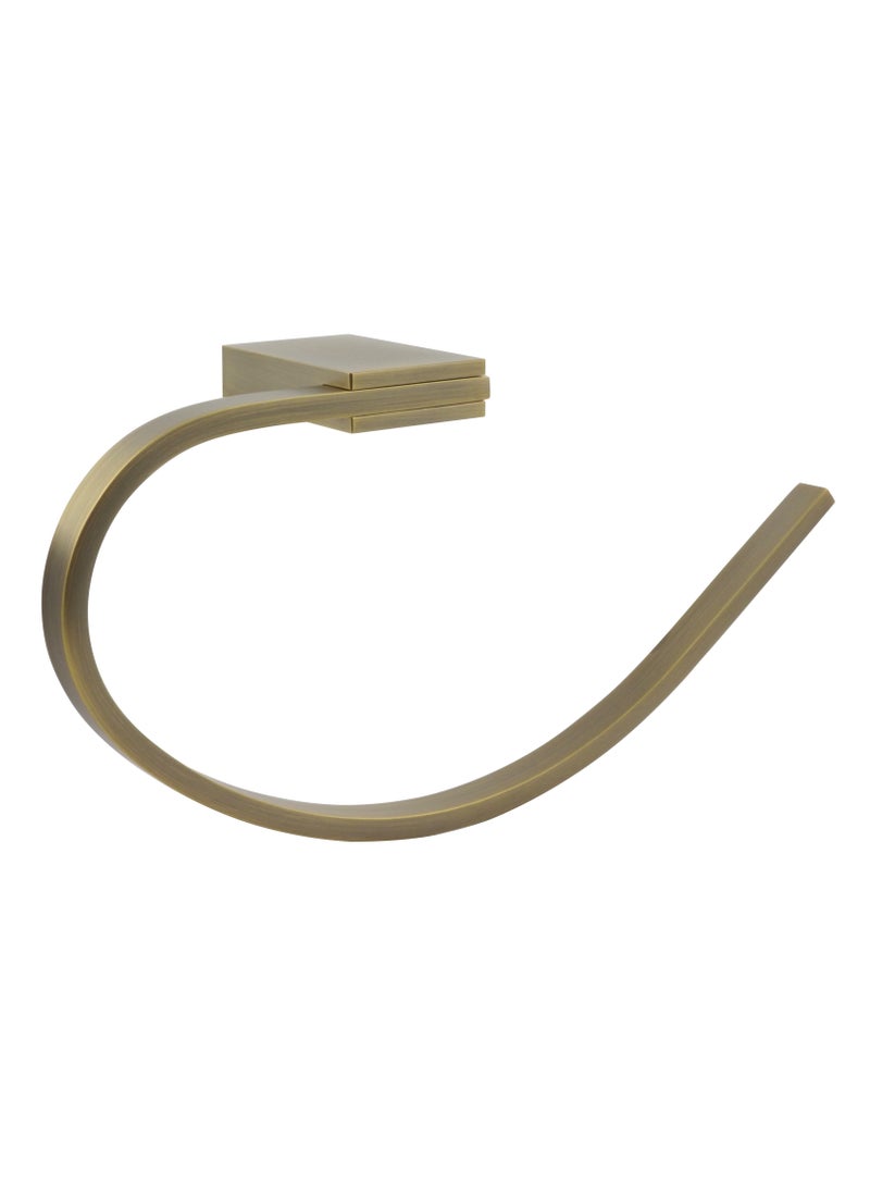 Casa Milano Krypto U Shape Towel Ring Bronze Brass  - Image 1