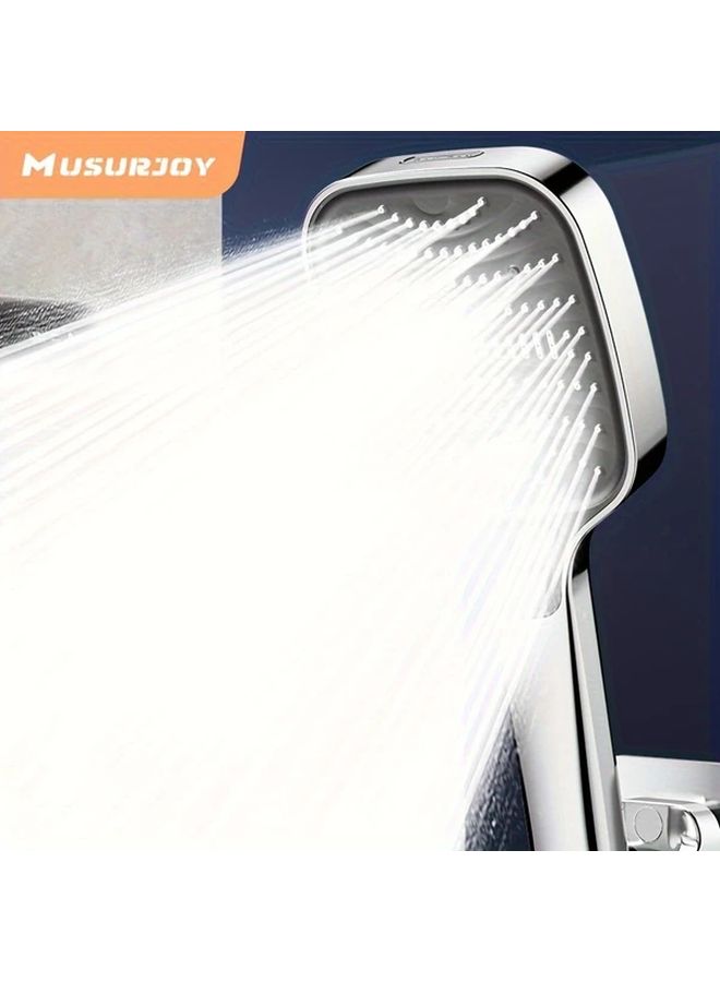 Dark Grey Shower Head 8 Mode Handheld High Flow Rain Shower System Heavy Duty - Image 2
