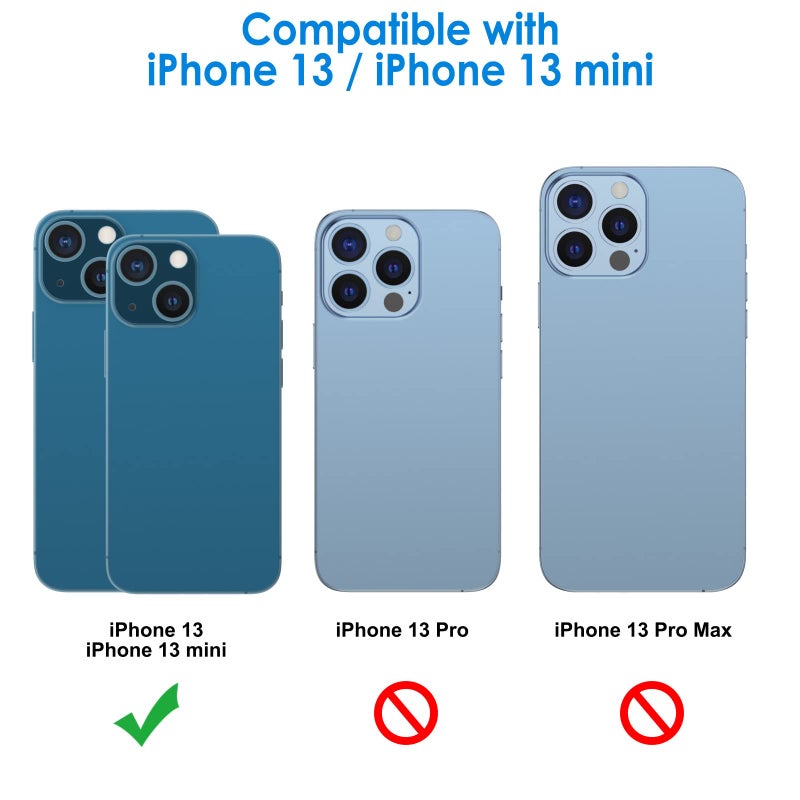 JETech Camera Lens Protector for iPhone 13 6.1-Inch and iPhone 13 mini 5.4-Inch, 9H Tempered Glass, HD Clear, Anti-Scratch, Case Friendly, Does Not Affect Night Shots, 3-Pack - Image 2