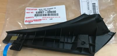 Toyota Genuine Parts Seal Fr Fender to C 538670R030