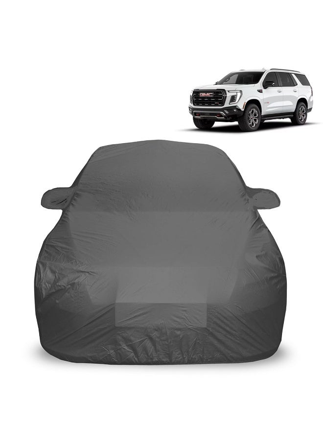 AGC GN10026 All-Weather Car Cover for GMC Yukon – Waterproof, Dustproof, UV & Heat Resistant, Protects Against Sun, Snow, Rain, Scratch & Rust, Easy to Install, Machine Washable, Lightweight, Mirror Sections, Elastic Corner Support, Triple Stitched for Durability. - Image 2