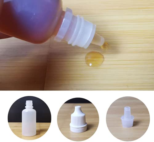 HLLMX Duehut Hllmx 8 Pcs Empty Plastic Squeezable Dropper Bottle Portable Empty Squeezable Dropper Bottle Container With Screw Cap Essential Oil Container 5Ml - Image 3