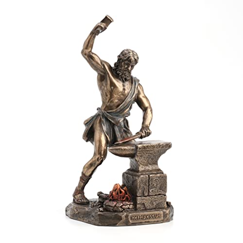Veronese Design Hephaestus Greek God of Fire and Forge Bronze Finished Statue - Image 3