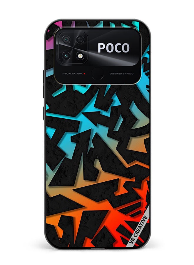VR CREATIVE Protective Case Cover For Xiaomi Poco C40 Design Multicolour - Image 1