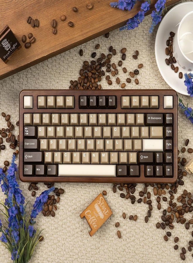 Sumgsn 164 Keys Brown Translucent Keycaps Cherry Profile Doubleshot PBT Keycaps Set Fit for 61/64/87/104/108 Cherry Mx Switches Mechanical Keyboard - Image 4
