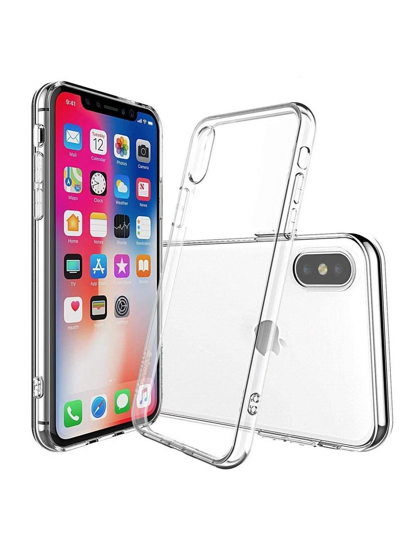 جراب خلفي شفاف لهاتف Apple Iphone X/XS
