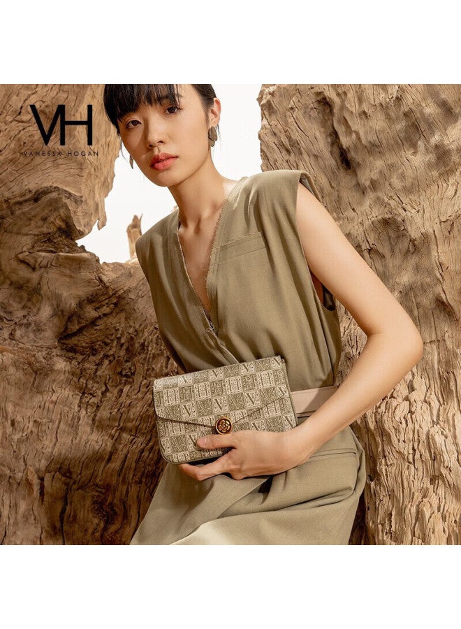 Vanessa Hogan Vh Women's Handbag, Camellia Envelope Bag, Vintage Floral Letter Shoulder Crossbody Chain Bag, Birthday Gift For Girlfriend - Image 3
