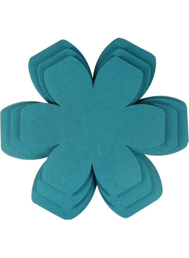 BYKITCHEN Pot and Pan Protectors, Set of 12, 3 Sizes, Larger & Thicker Felt, Cyan, Square, Rectangular  - Image 1