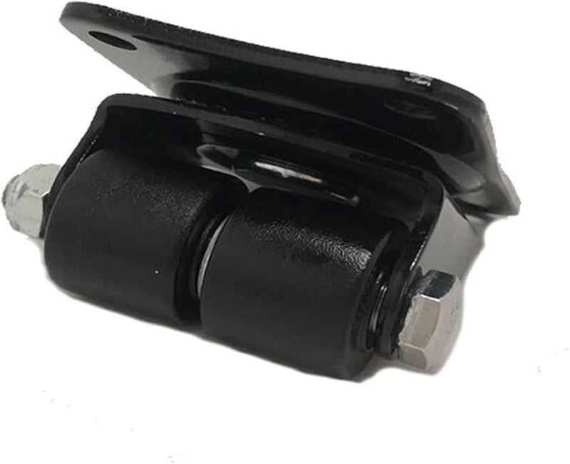 1 Inch Heavy Duty Casters Ultra Low Profile 42mm Quiet Durable Freezer Trolley Machine Tool Wheels 2 Pack - Image 2