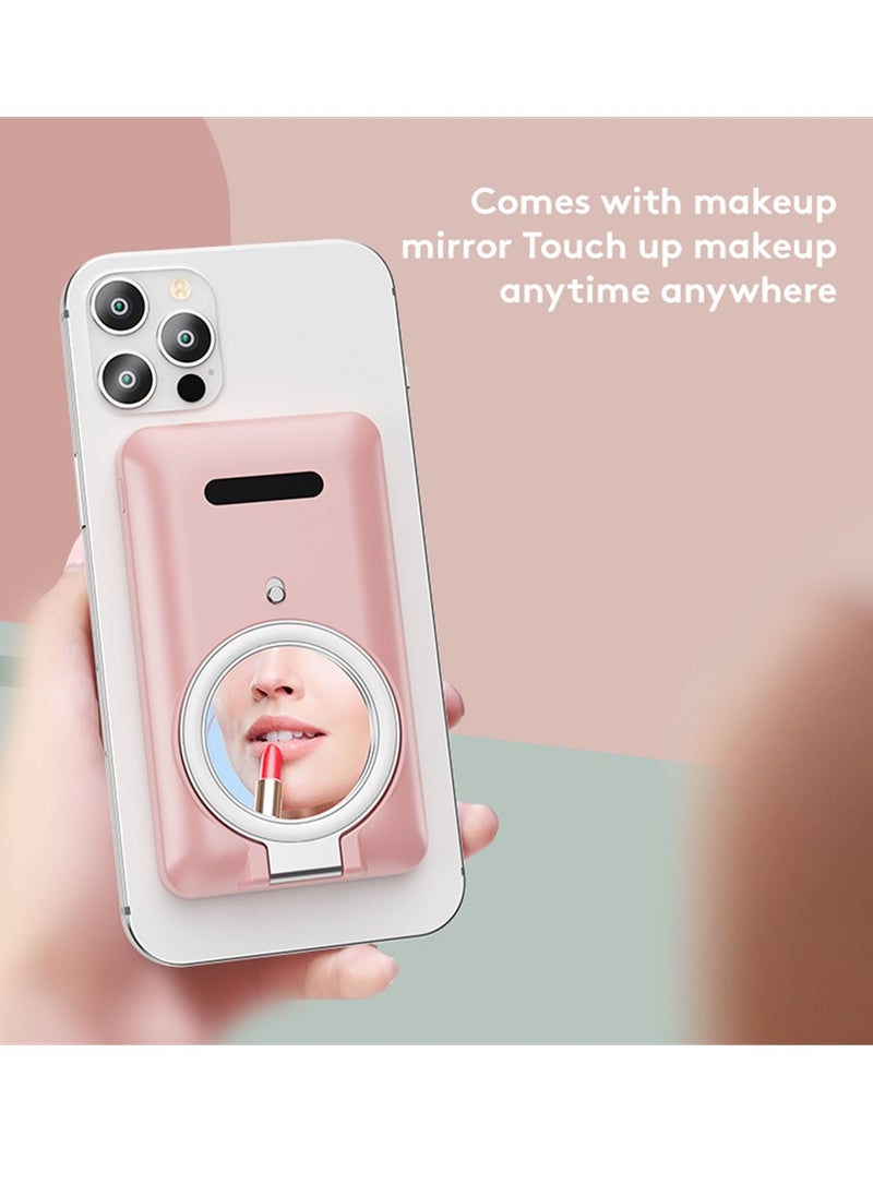GULFLINK - Fast Wireless Magnetic Portable Power Bank Charger With Mirror For iPhone 12/13/14/15 Series. - Image 1