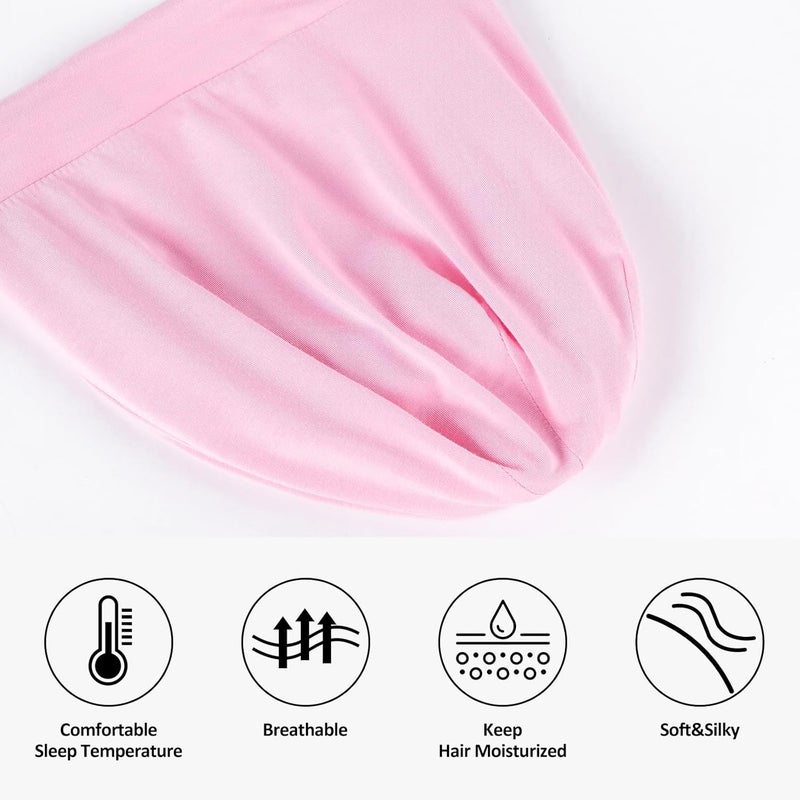 Blueelf Satin Bonnet Silk Lined Sleep Cap- Adjustable Hair Cover for Women Men Frizzy Hair Night Cap Patients Care - Image 4