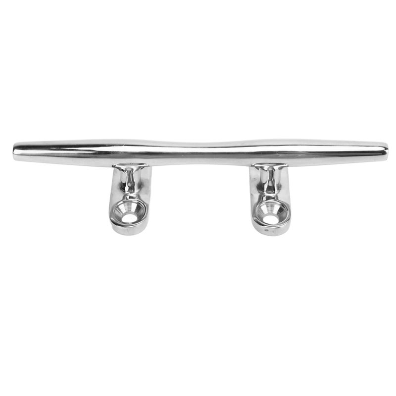Heavy Duty 316 Stainless Steel Boat Cleat Open Base 6 Inch Mirror Polished Marine Cleat - Image 3