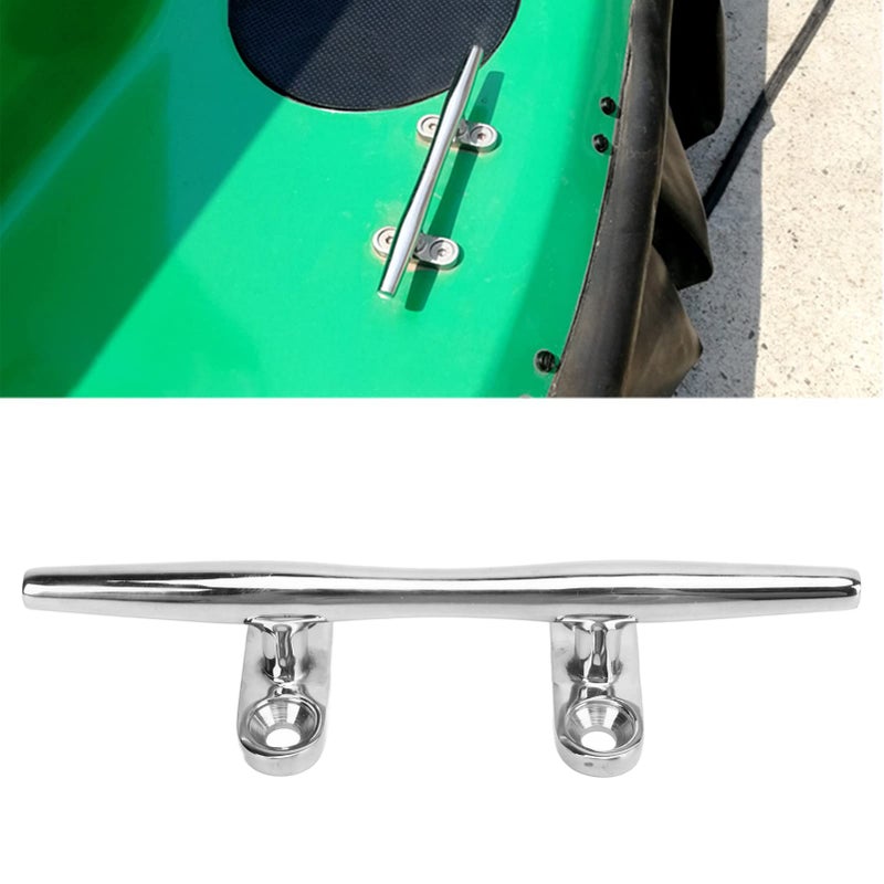 Heavy Duty 316 Stainless Steel Boat Cleat Open Base 6 Inch Mirror Polished Marine Cleat - Image 5