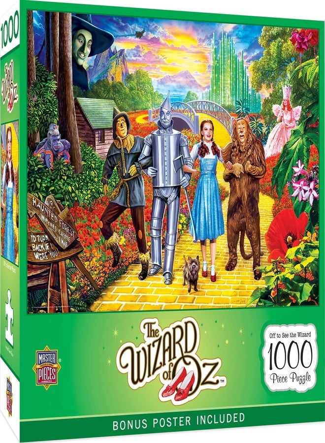 MasterPieces 1000 Piece Jigsaw Puzzle for Adults, Family, or Youth - Off To See The Wizard - 19.25"x26.75" - Image 1
