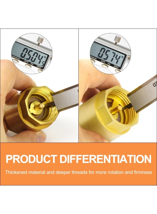 Brass Check Valve 1 NPT Female Threaded Vertical Check Valve for Water Backflow Prevention Oil Gas Air Check Valve Sewage Pump DN25 - Image 1