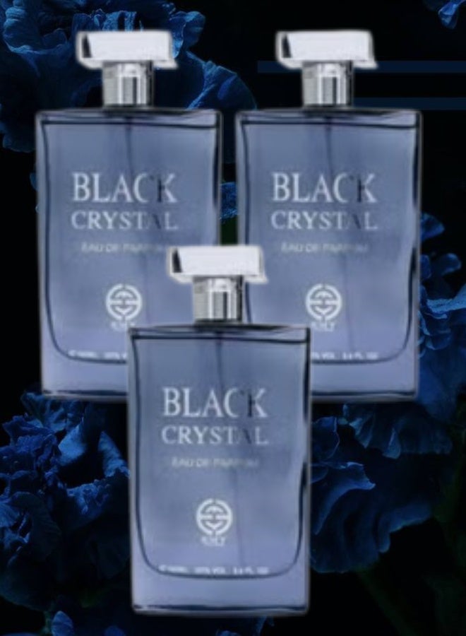 EMY 3 Pieces Black Crystal Perfume 100ML - Image 1
