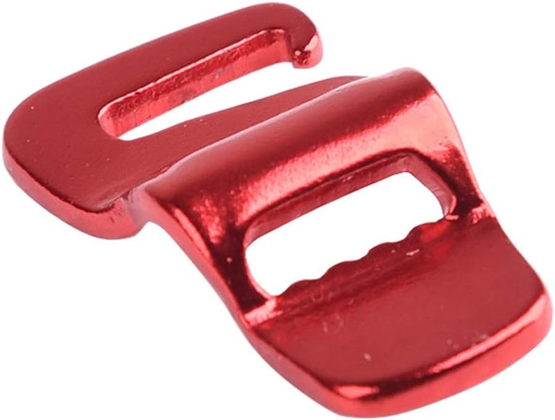 klarako 10 Pcs Red 10mm/20mm Metal G Hook Webbing Buckle for Backpack Bag - Image 2