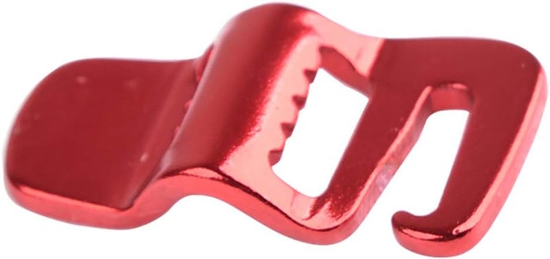 klarako 10 Pcs Red 10mm/20mm Metal G Hook Webbing Buckle for Backpack Bag - Image 4